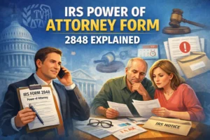 IRS Form 2848 Explained: Power of Attorney for IRS Tax Representation