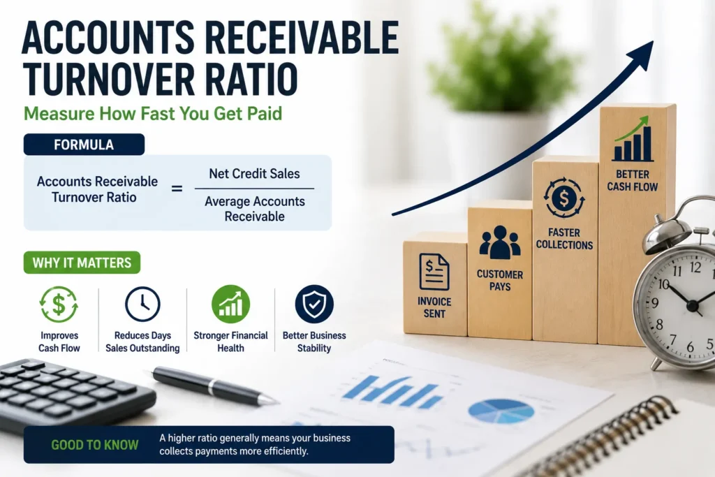 Practical strategies to improve accounts receivable turnover ratio through faster collections and better cash flow management.