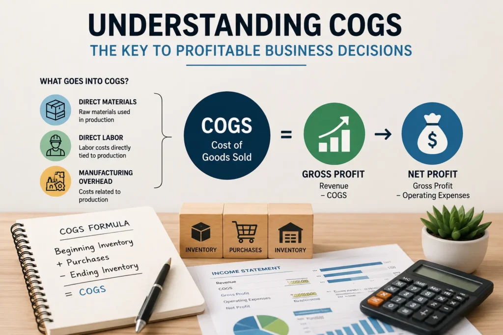 COGS formula and gross profit for small businesses